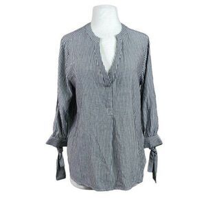 Tinsel Striped Long Sleeve Top Size Small New With Tag
